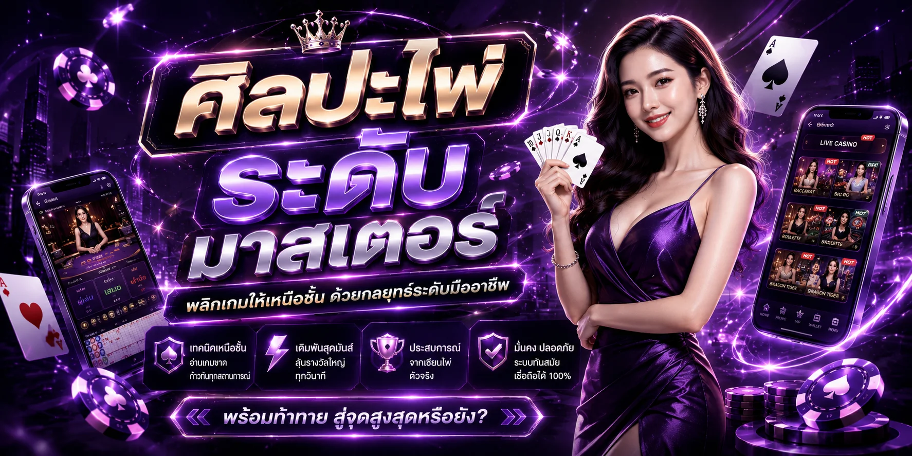 แบนเนอร์บาคาร่า TMB77 เล่นสดกับดีลเลอร์จริงออนไลน์